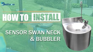 How to Install a Sensor Swan Neck & Bubbler Faucet in 3 Easy Steps! #installationtips