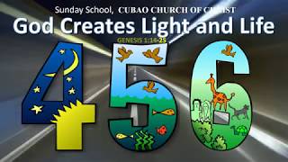 GOD CREATES LIGHTS AND LIFE Genesis 1:14-25