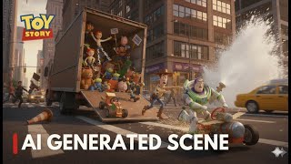 Full Toy Story: Woody & Buzz’s Epic Truck Chase Scene | AI Reimagined Update