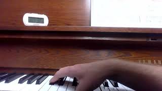 Hear Piano Note C On A Yamaha P22 Studio Upright.