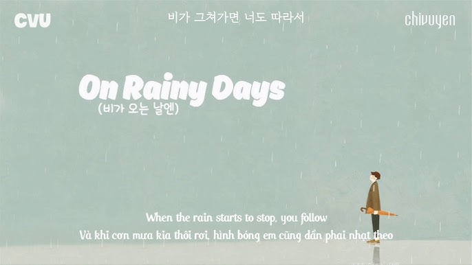 Rainy days - Alf Wardhana (With rain sound) [Lyrics] 