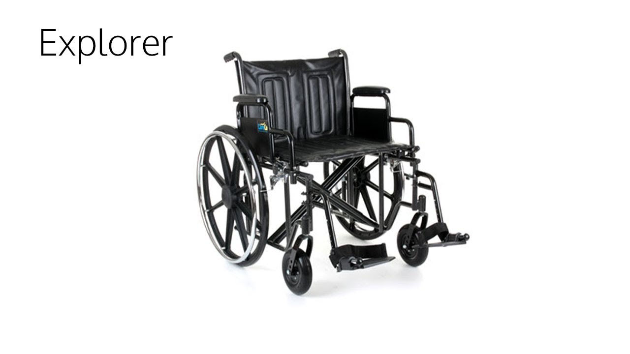 Explorer Heavy Duty Self Propelled Wheelchair YouTube