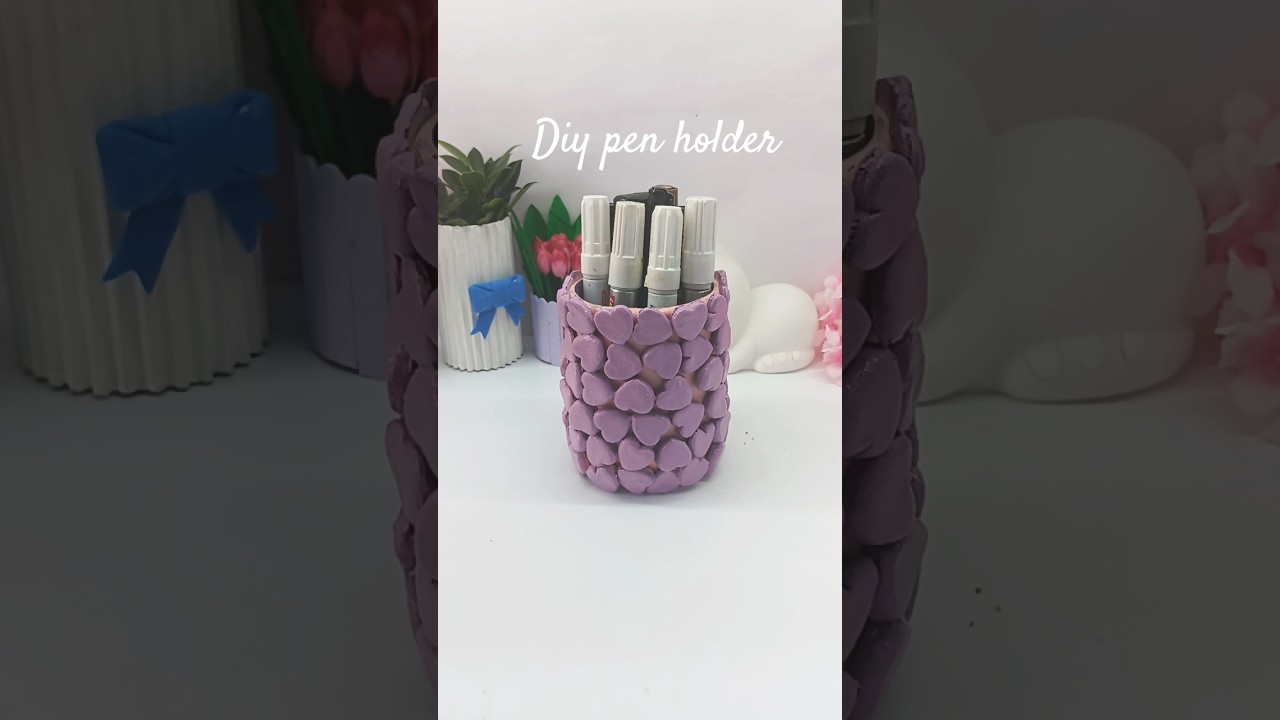 Diy pen holder 