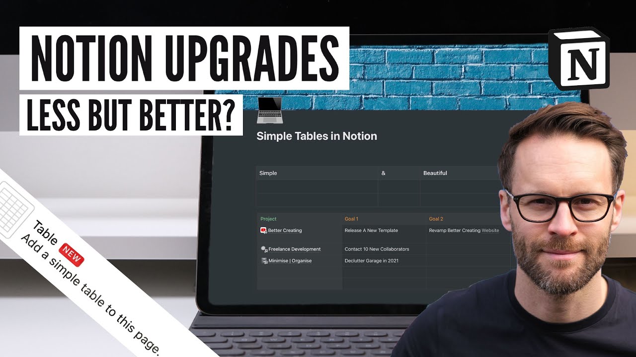 Notion Simple Tables Are HERE | Why You Should Be Excited!