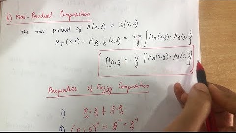 12. #fuzzy relaties - Bewerkingen, Eigenschappen, Compositie, Equivalentierelatie, Tolerantierelatie