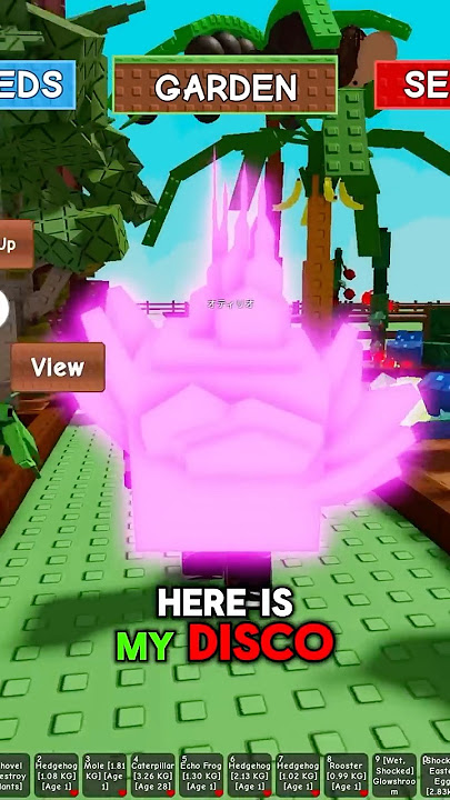 DISCO FRUITS LOOK AMAZING in Grow A Garden ! #roblox  #growagardenroblox