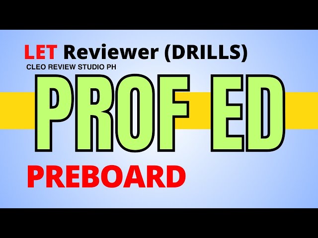 Concise Summary Example Video Summary - PROF ED LET REVIEWER MUST WATCH (New TOS)