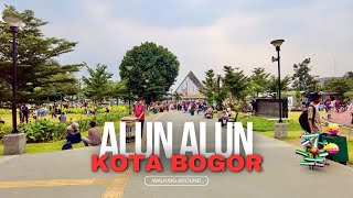ALUN ALUN KOTA BOGOR ~ Suasana Sore di Kota Bogor Menjelang akhir 2023 ~ Walking Around 4K