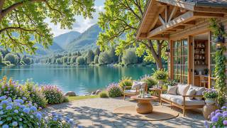 The Most Soothing Piano Music Lakeside Porch 🌿 Nature & Birds Songs Ambience screenshot 2