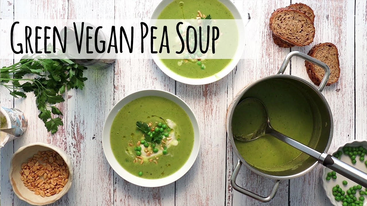 Vegan Pea Soup [vegan, dairy-free, gluten-free]