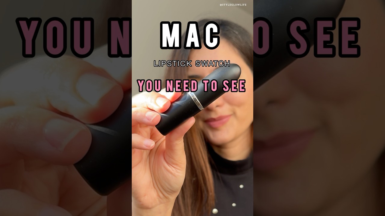 MAC MACXIMAL SLEEK SATIN LIPSTICK swatch ! 