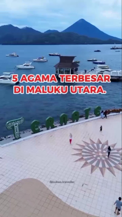 Agama terbesar di Maluku Utara. #shorts #video #indonesia