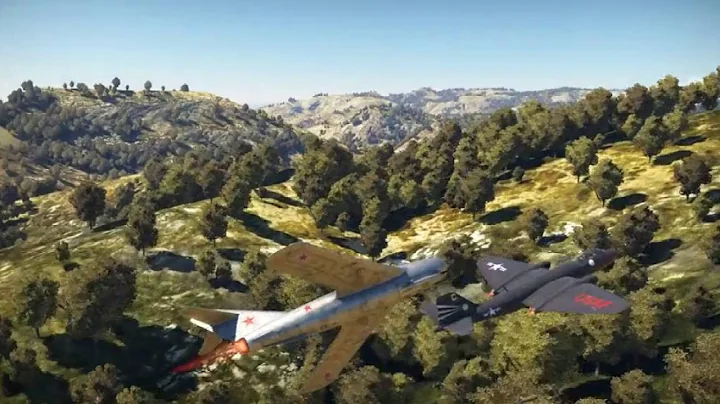 War Thunder B-57 vs MiG-17