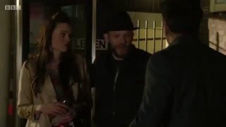 EastEnders - Ozzy Fletcher Punches Masood Ahmed (2nd May 2016)