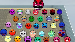 Can I Outrun Lobotomy Dash Nextbots in Geometry Dash Maze