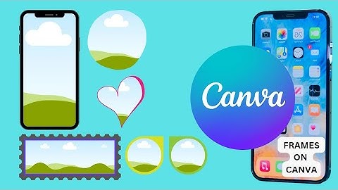 How To Use FRAMES On Canva | Getting Started With The Basic Frames Usage