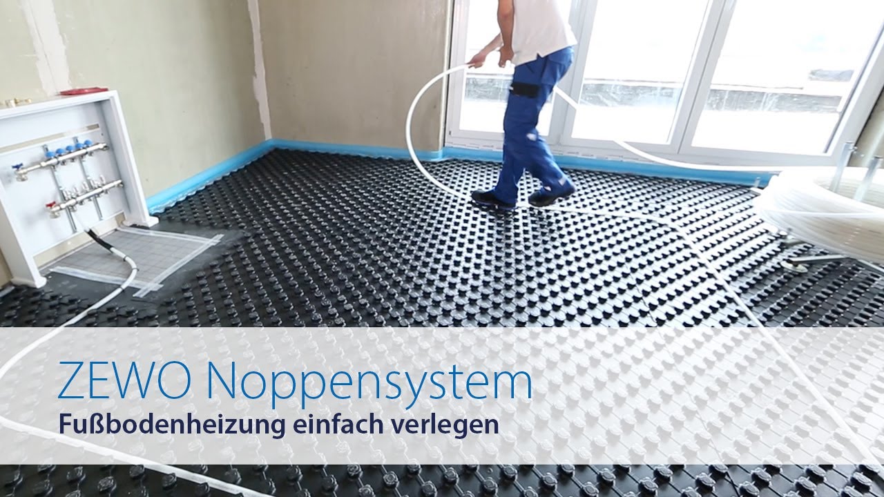 ZEWOTHERM | Fußbodenheizung | Noppensystem
