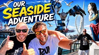 The VLOG is BACK! Seaside Day, Fun Fair  Rides, Beach, Fish & Chips! Southsea, Portsmouth