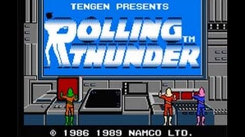 Rolling Thunder nes longplay