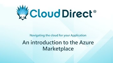 An introduction to the Azure Marketplace