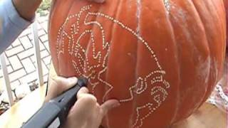 pumpkin stencils using power tools