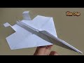 Origami plane  how to make paper airplane fly away  paper airplane