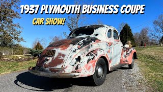 1937 Plymouth Business Coupe. Featured Ride. Car Show! Flathead 6 Pre War MoPar. Vintage