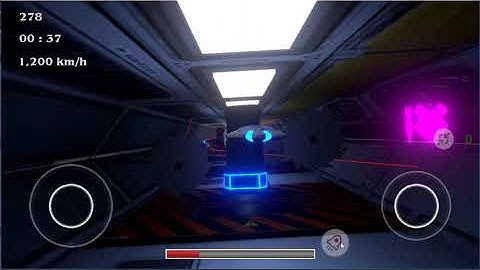 Unreal engine prototype mobile game (endless space game)