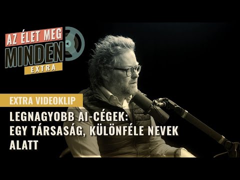 Legnagyobb AI-cégek: egy társaság, különféle nevek alatt | Dávid-Barrett Tamás viselkedéstudós
