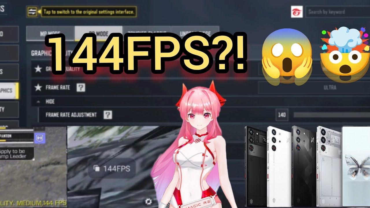 144FPS?! Call of Duty Mobile (CODM) (Red Magic 10 Pro) - YouTube