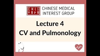 Lecture 4 CV and Pulmonology