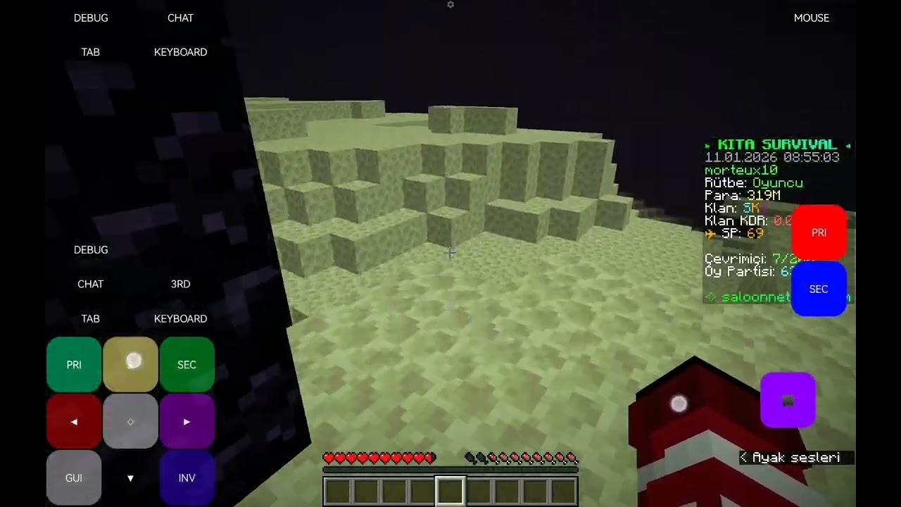 Olan oldu sen sunucuya gelmedin adamım!(mc.saloon.network )(sunucuya gel çekiliş başlatalım!!)