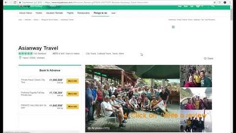 How to write review on Tripadvisor