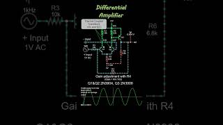 Transistor Differential Amplifier