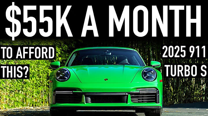 The ABSURD Cost of Affording a 2025 Porsche 911 Turbo S