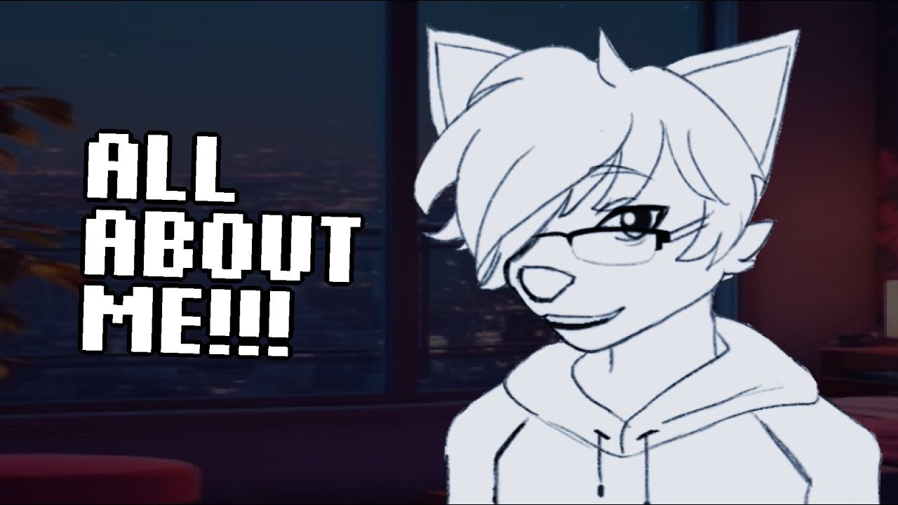 [FURRY ASMR] ALL ABOUT ME!!! (whispering, nerdy rambling & rain sounds ...