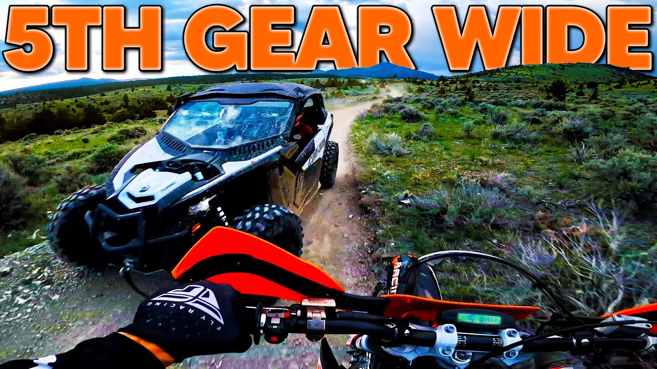 NEAR DEATH EXPERIENCE Wide Open on a KTM 200 - YouTube