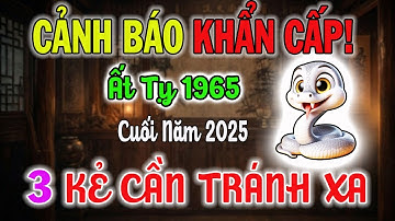 Sự Thật Rùng Mình Về Vận Mệnh Ất Tỵ 1965 Cuối Năm Ất Tỵ: Đừng Để Lòng Tốt Bị Lợi Dụng!