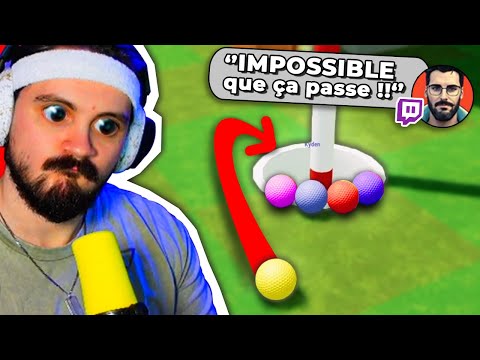 Ce streamer me défie sur GOLF IT ! (grave erreur)