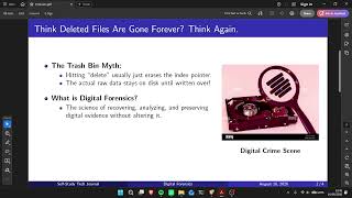 SMT Program Self-Study | Forensics