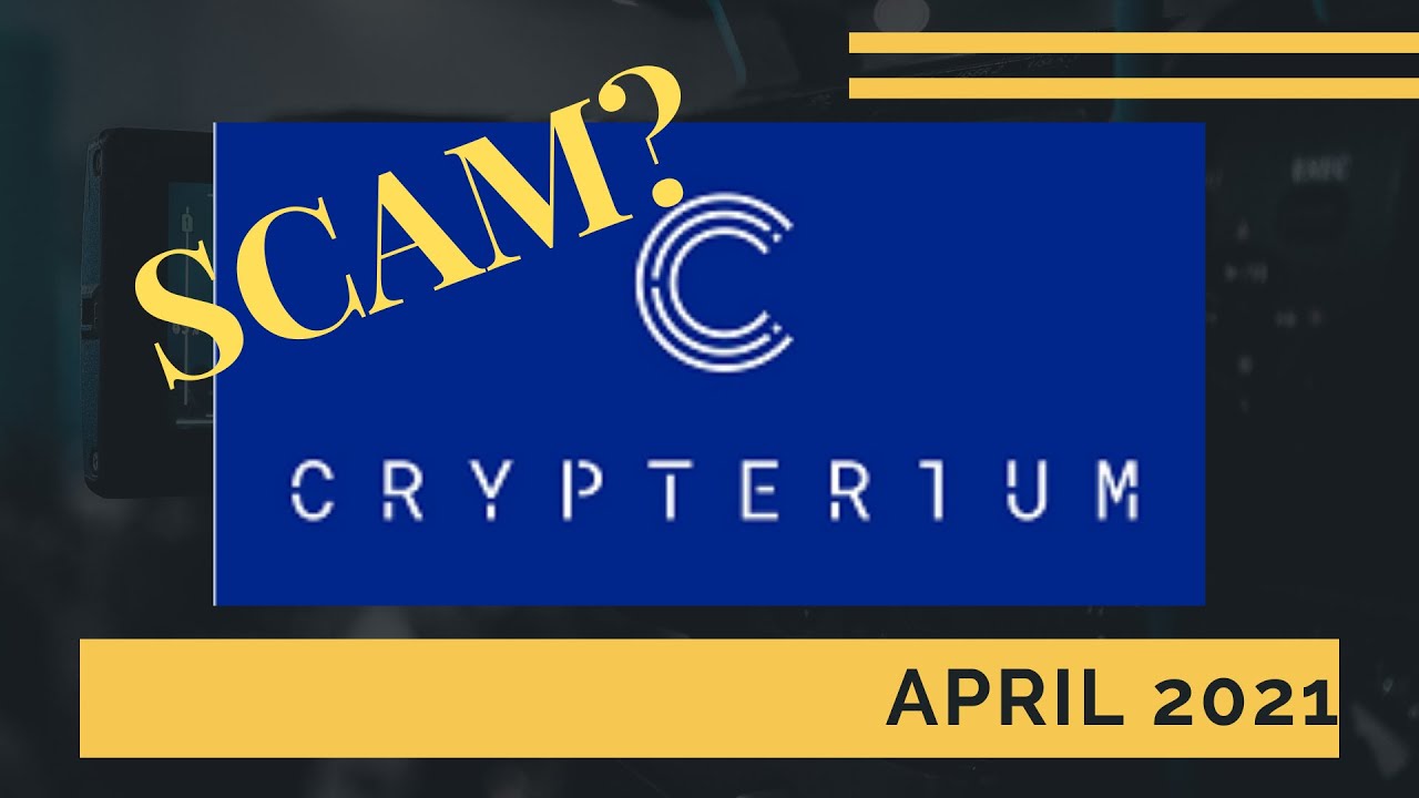 Is CRYPTERIUM (CRPT) a SCAM? What do you think? YES? - YouTube