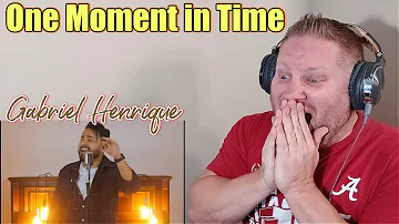 One Moment in Time - Gabriel Henrique (Cover Whitney Houston) REACTION