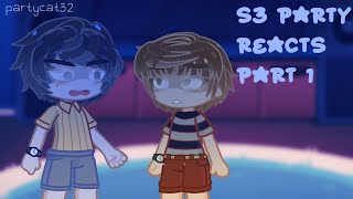[2X SPEED] stranger things s3 party reacts to s3 part 1!! (byler focused) 