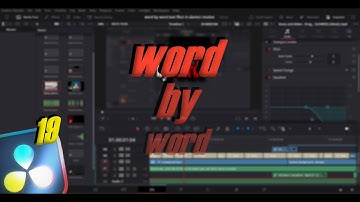 Word by Word Text Animation In DaVinci Resolve (QUICK and EASY!)