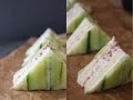 How To Make Tuna Cucumber Sandwiches - By One Kitchen Episode 746