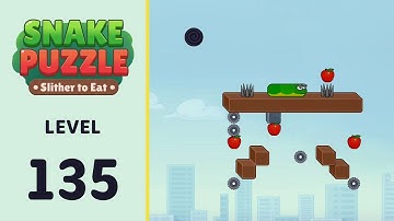 Snake Puzzle: Slither to Eat Level 135