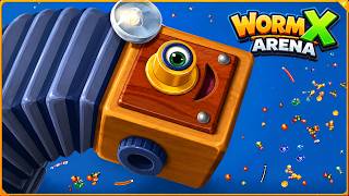 I Tried To Get The Biggest Snake In The World! #Worms zone screenshot 2