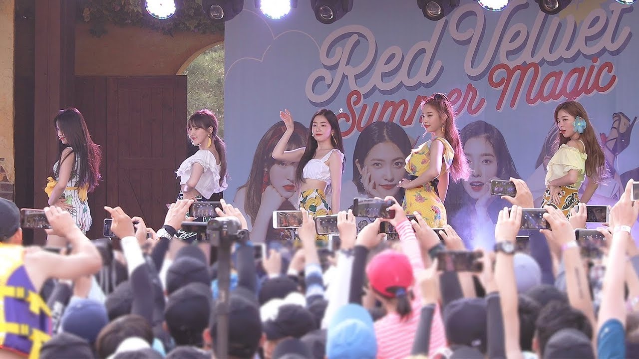 180812 레드벨벳(Red Velvet) Power Up + Red Flavor (빨간 맛) + Ending Ment (멘트) [캐리비안베이팬사인회] 4K 직캠 by 비몽