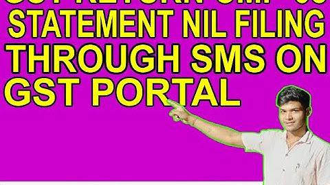 GST return (CMP-08), CMP-08 filing through SMS| How to file GST Returns CPM-08