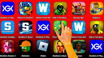 Nextbots in Playground Mod,Winter Frozen Bot Skibidi 3D,Skibidi.io,Monster War,Plants VS Zombie 2